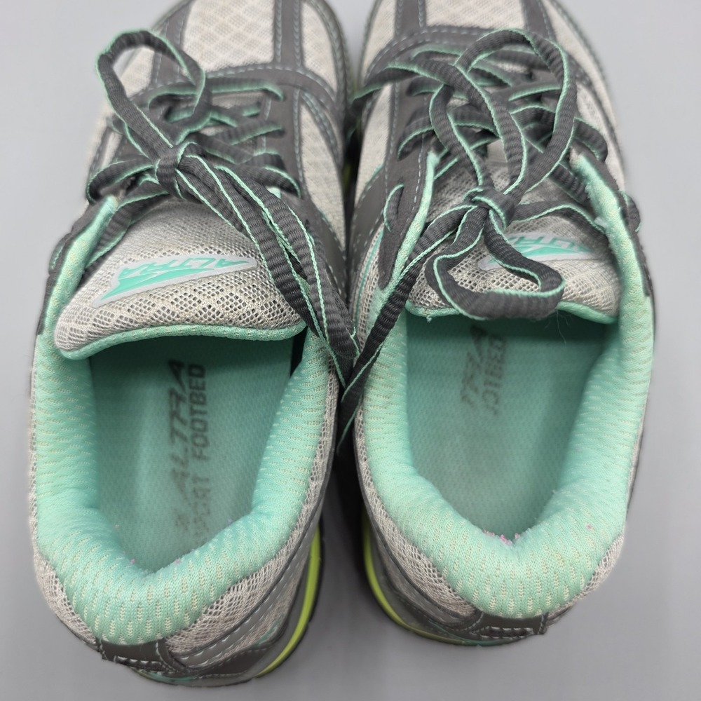 Altra Provisioness Running Shoes Womens 6.5 Gray Green Sneakers Athletic Walking - Picture 10 of 13
